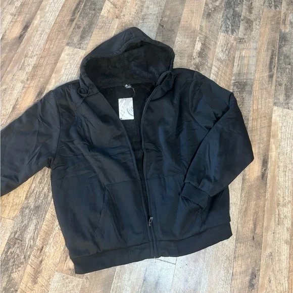 Men's Ultra Soft Sherpa Lined Hoodie size 2XL - Picture 3 of 8